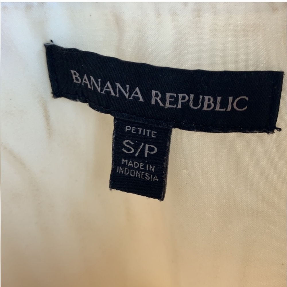 Banana Republic Jacquard cream dress - Picture 4 of 4